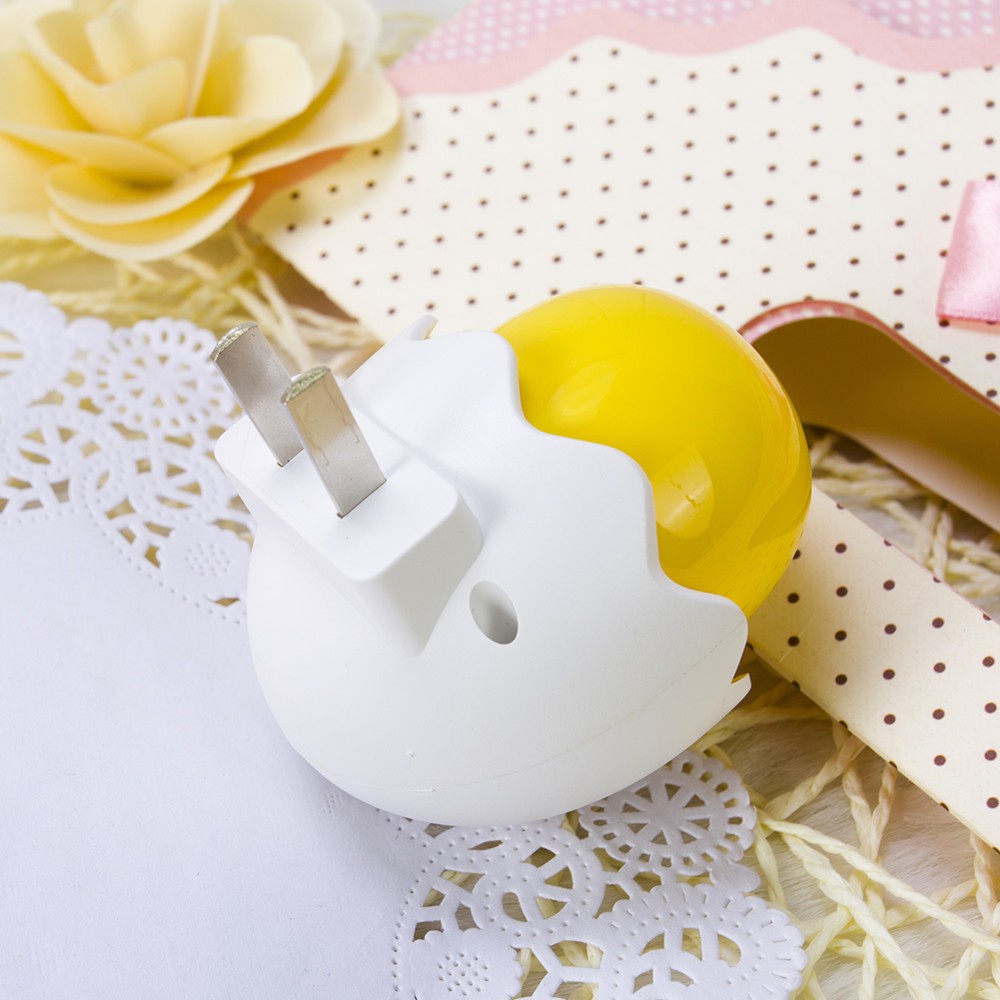 Đèn ngủ quả trứng gà nở tự động phát sáng, đèn ngủ cảm biến vịt 🍀Clovershop68🍀