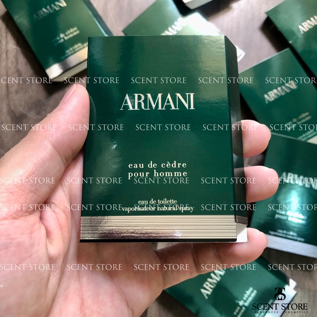 Scentstorevn - Vial chính hãng nước hoa Armani Eau de Cèdre, Eau D'Aromes, Eau de Nuit Pour Homm [1.2ml]