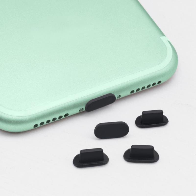 Set 3 Nắp Silicone Đậy Cổng Sạc Type-C Micro USB Chống Bụi Cho Điện Thoại Thông Minh