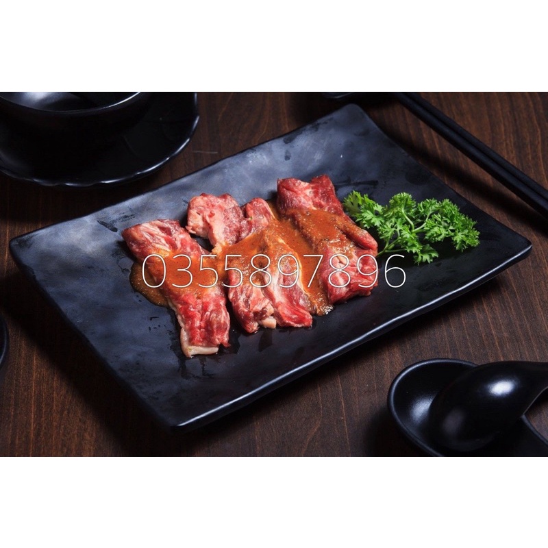 Đĩa Chữ Nhật Melamine 100%  20x14cm
