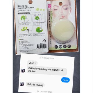 Miếng rửa mặt silicon Hàn Quốc