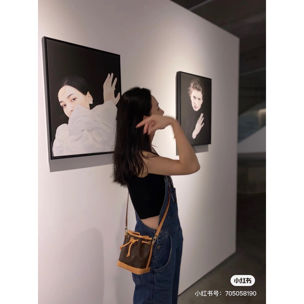 Túi xách nữ đeo vai da thật 𝑳𝒐𝒖𝒊𝒔 𝑽𝒖𝒊𝒕𝒕𝒐𝒏 LV dây rút kiểu mới, sành điệu,cá tính