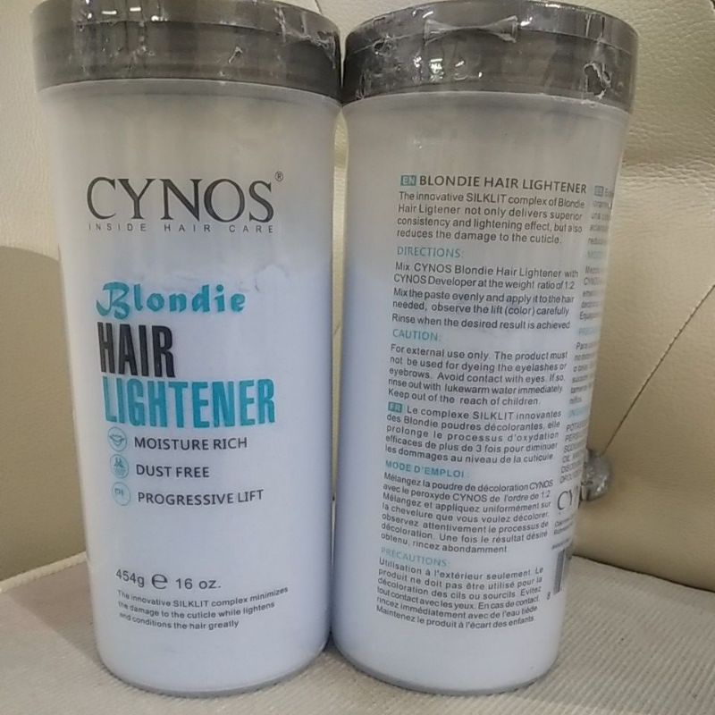 Bột Tẩy Cynos không rát da đầu 1 đập lên tông 9-10,tẩy chuyên salon