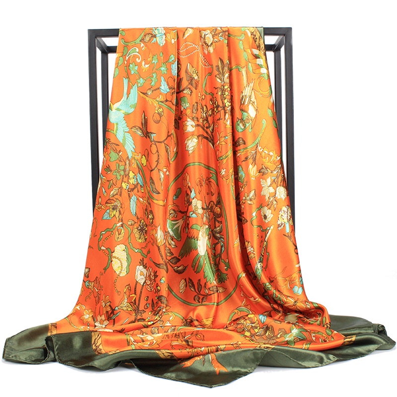 Khăn Choàng Vuông 90CM(35.4inch) WJ1003-69 Dành Cho Nữ