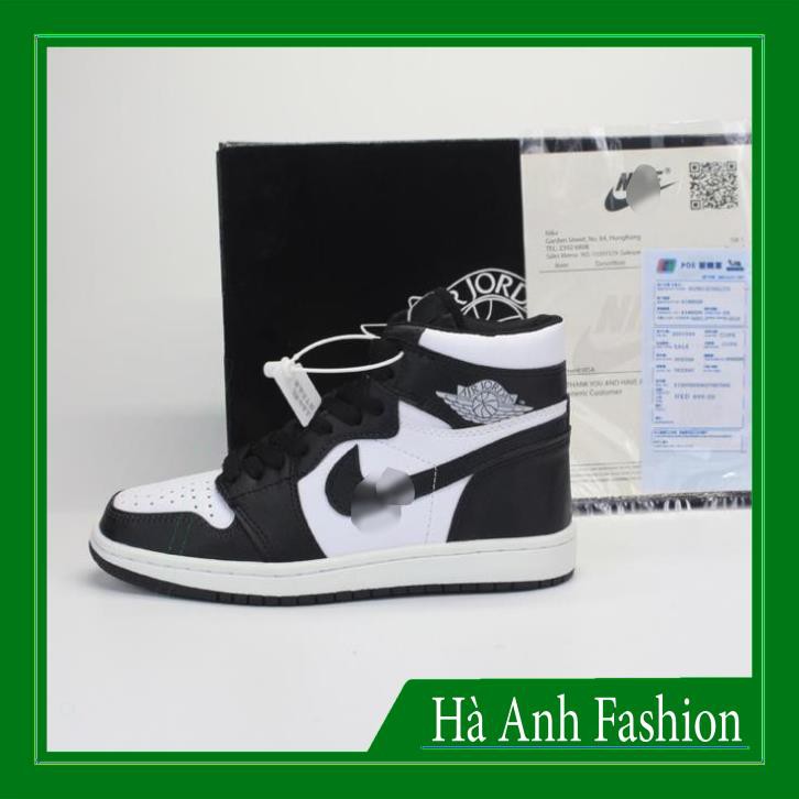💥FREE SHIP-HÀNG QUẢNG CHÂU💥giày thể thao sneaker  Air Jordan panda JD cao đen trắng cao cấp full  box - Hà Anh Fashion