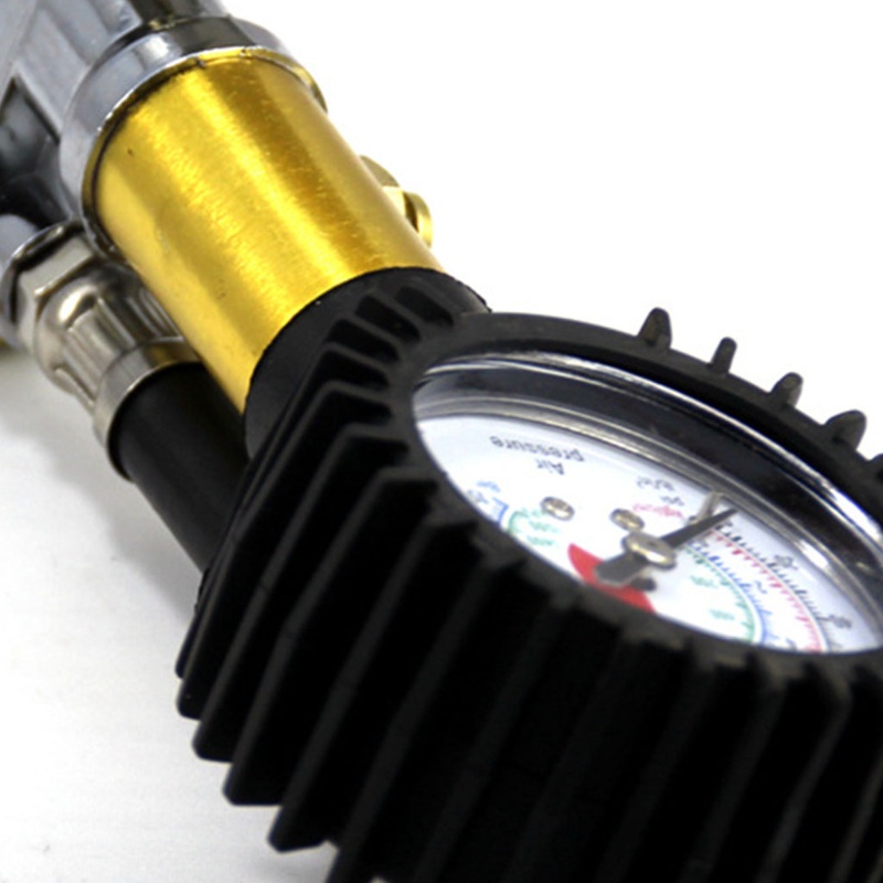 Máy Đo Áp Suất Lốp Xe Kỹ Thuật Số 220 PSI Kèm Ống Dẫn Linh Hoạt