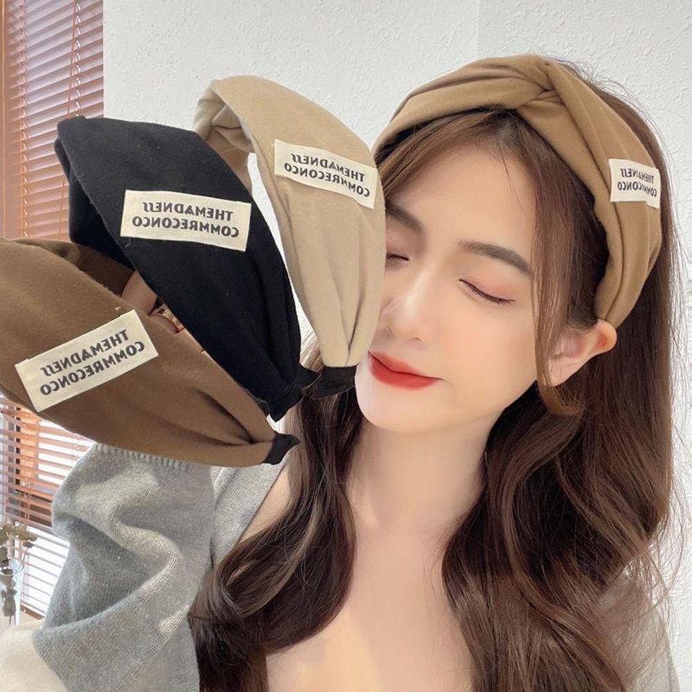 Băng Đô Cài Tóc Bằng Nhựa Chống Trượt Màu Sắc Ngọt Ngào Cho Nữ