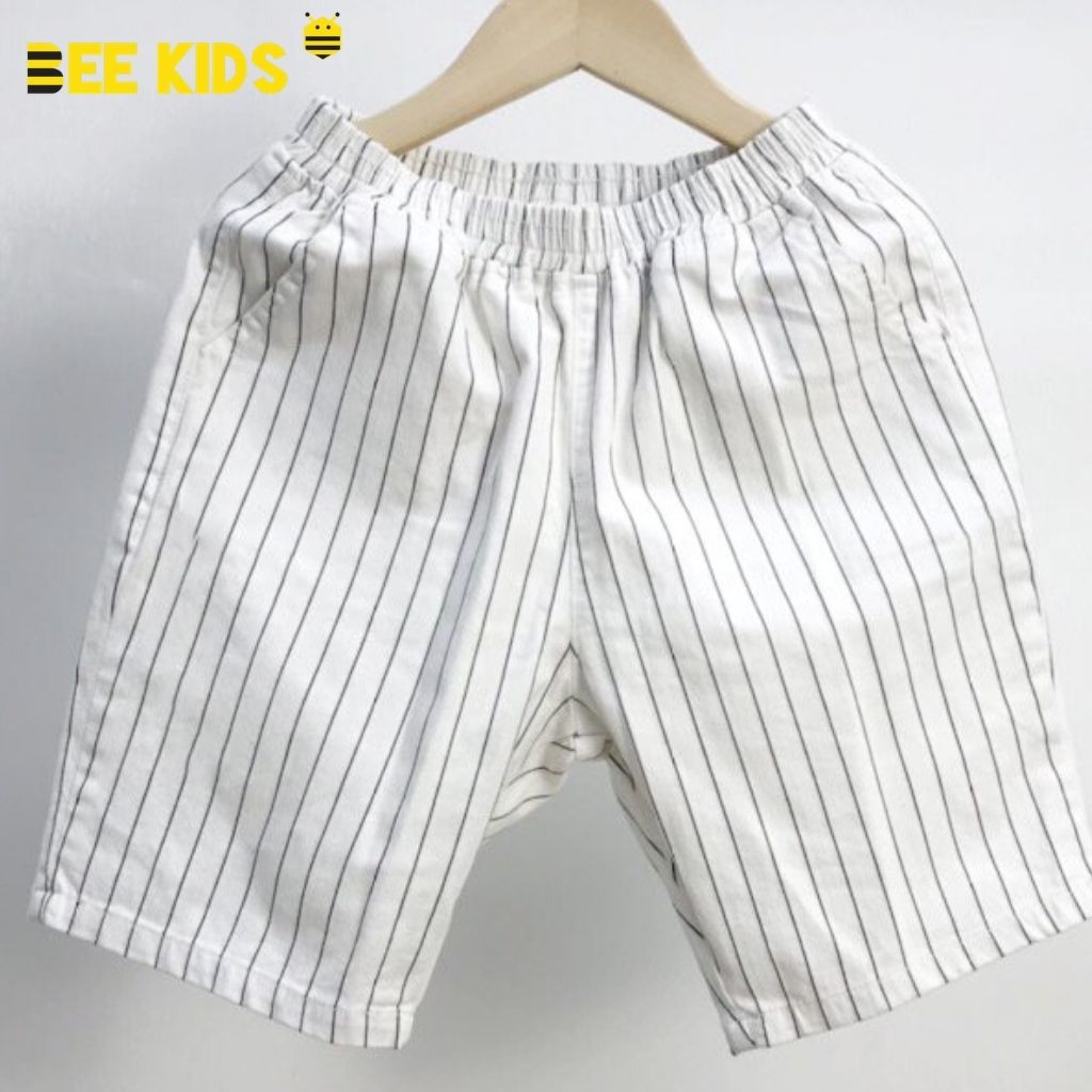 Quần Ngố Bé Trai Bee Kid Cạp Chun Túi Chéo 2 Bên Cho Bé Đi Chơi Đi Dạo Phố (7 - 12 Tuổi) 8QC01610CT