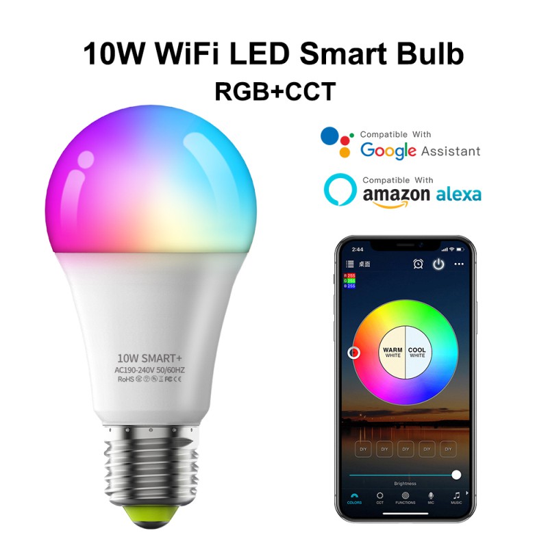 Bóng Đèn Led Thông Minh Điều Khiển Từ Xa Kết Nối Wifi