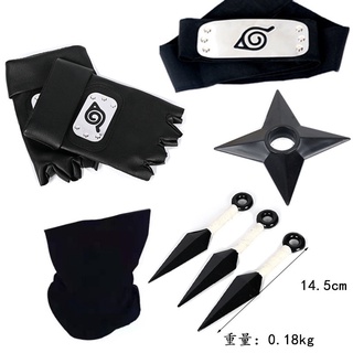 Găng tay ninja kết hợp bảo vệ trán không kiếm