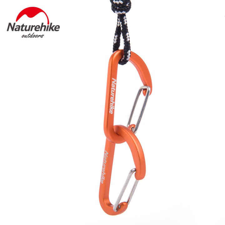 Móc Khóa Chữ D 4cm NatureHike NH15A004-H (Bộ 2 cái)