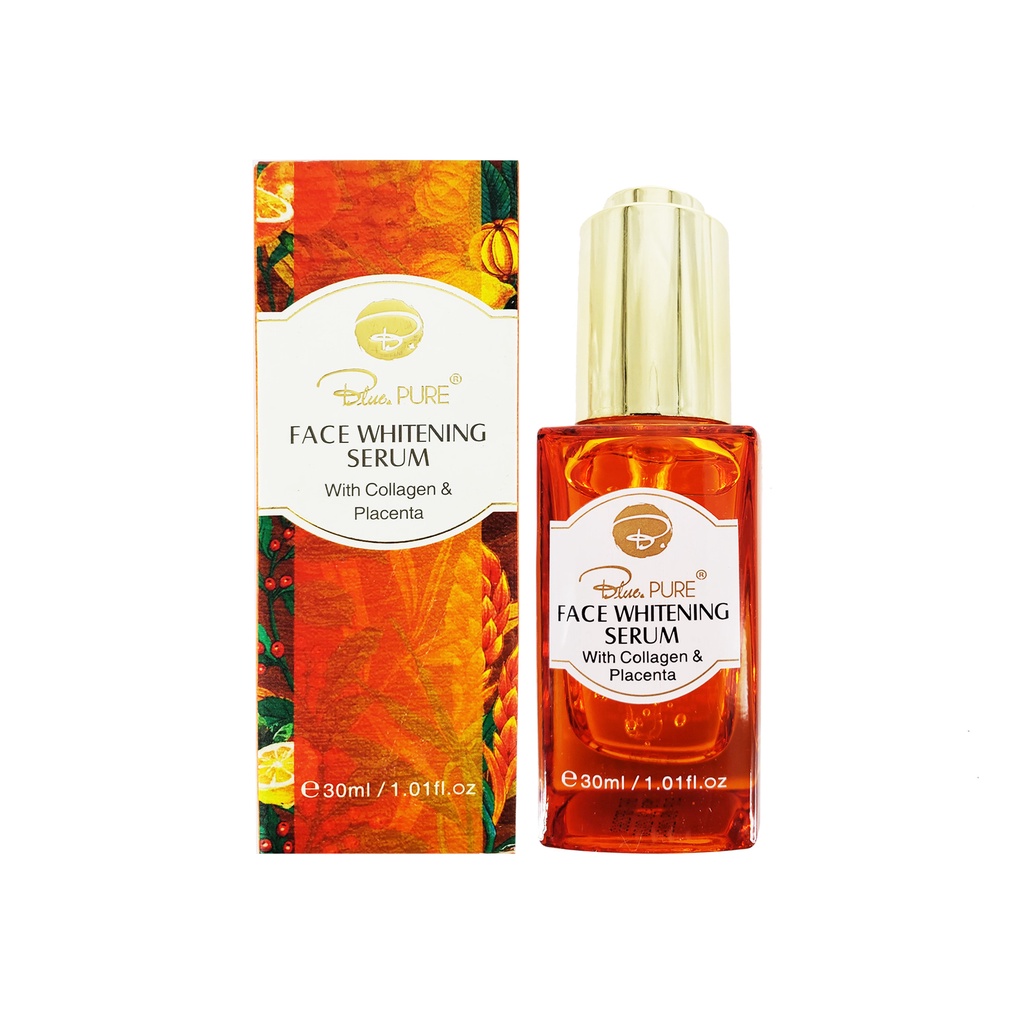 Serum nhã nám , trắng da Face Whitening Serum Blue Pure Với Collagen & Nhau Thai Cừu Jena hàng ngoại