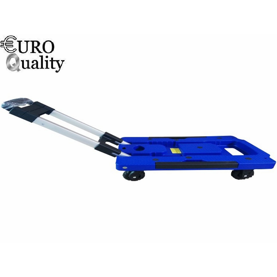 Xe Kéo Hàng Gấp Gọn Du Lịch Tải 100kg (Xanh)