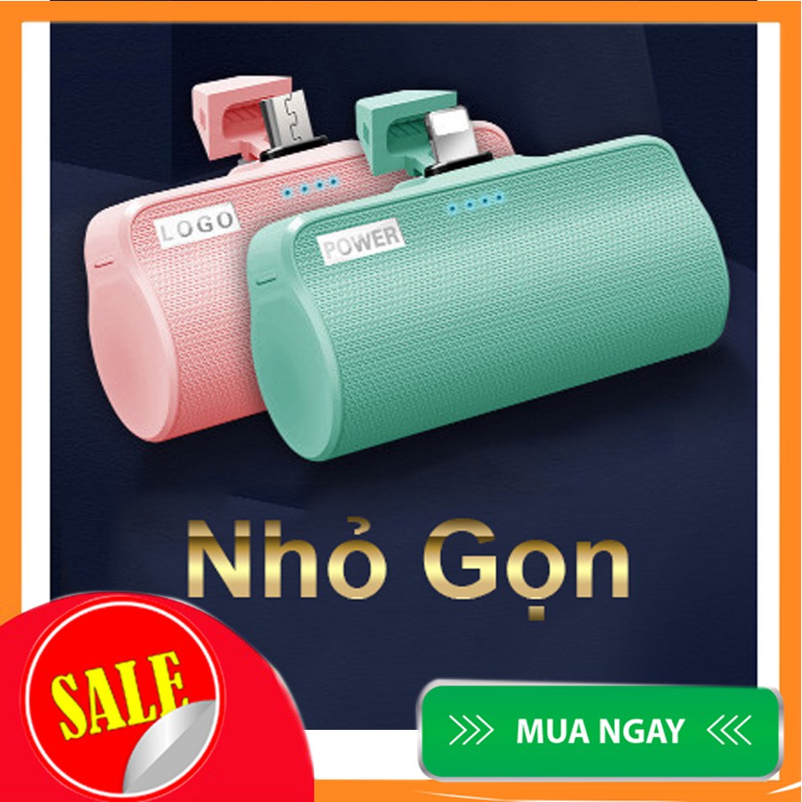 Pin Sạc Dự Phòng Mini Không Dây Bỏ Túi Giá Rẻ DP03 - Kiểu dáng nhỏ gọn tiện ích