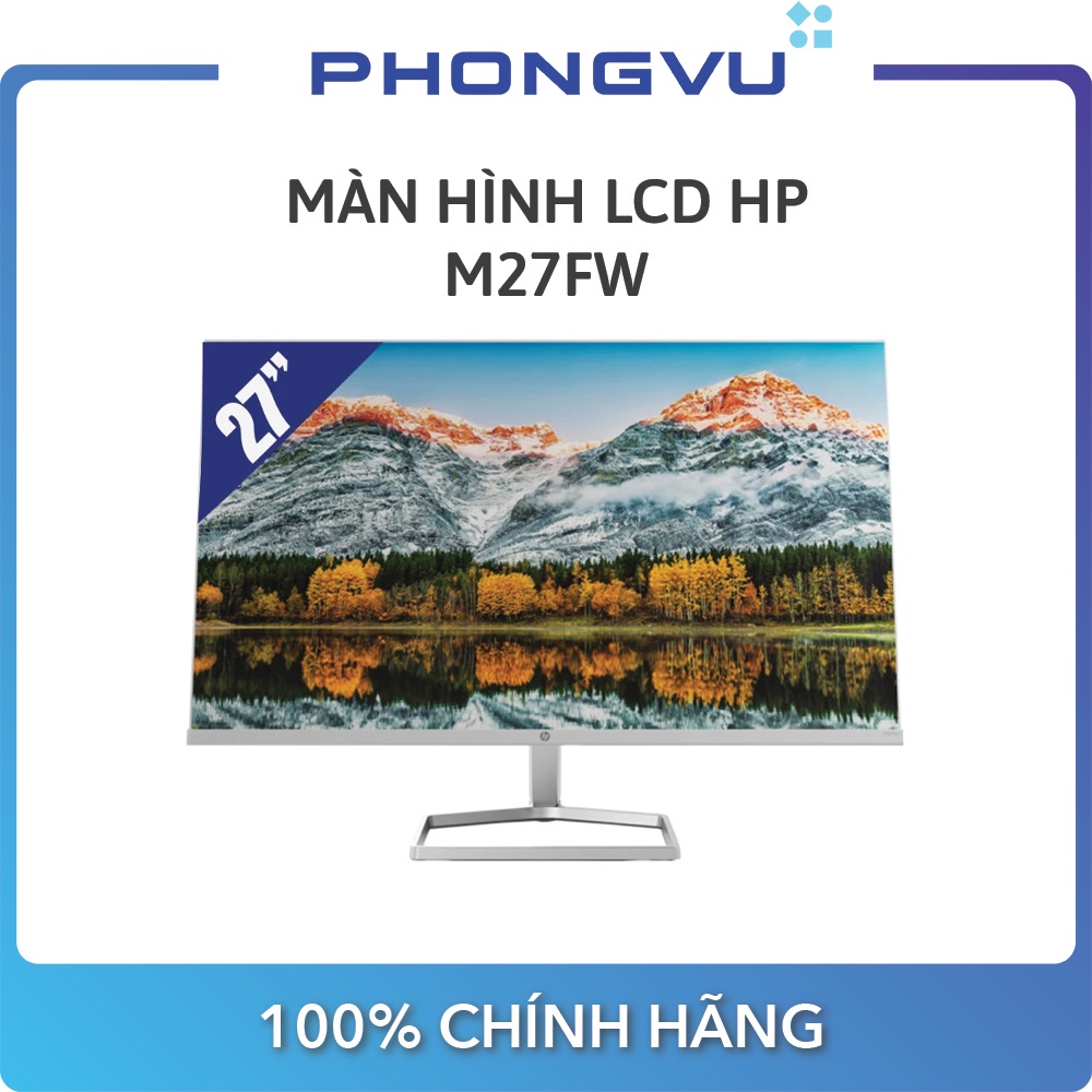 Màn hình LCD HP M27fw (1920 x 1080/IPS/75Hz (V) / 86Hz (H)/5 ms/FreeSync) - Bảo hành 36 tháng