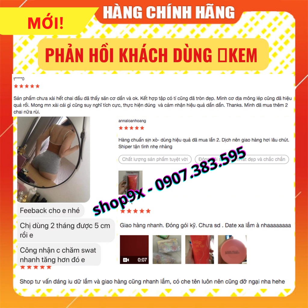 Kem Massage Nở Mông Ngực HIP LIFT UP / Bust Enlarge Dưỡng Da Săn Chắc Aichun