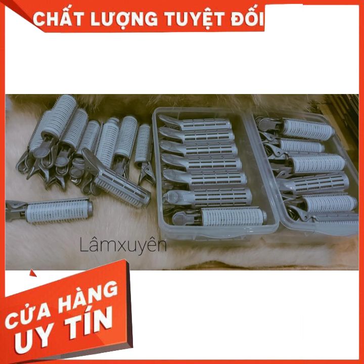 Bộ uốn phồng chân tóc bằng ống cuốn dính hộp 14 cái FREESHIP  Sử dụng để uốn lạnh phồng chân tóc các salon tóc cá nhân