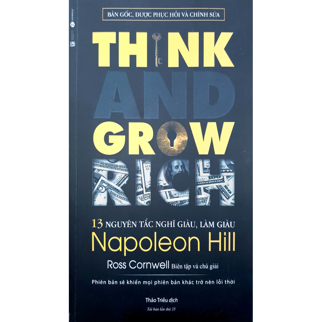 Sách - Think and Grow - 13 nguyên tắc nghĩ giàu, làm giàu (Tái bản lần thứ 35)