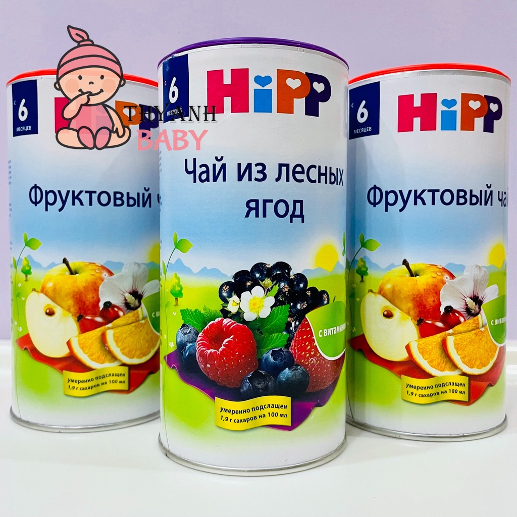 Trà Hipp hoa quả nội địa Nga hộp 200g (HSD 2/2023)