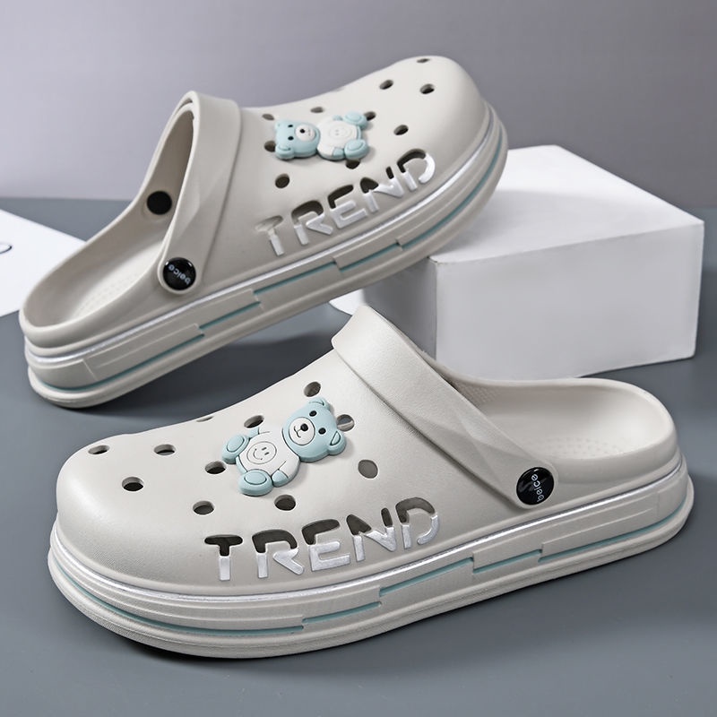 2023 mới Cho Nam Dép Đi Biển Thoáng Khí Thoải Mái Phong Cách Hàn Quốc