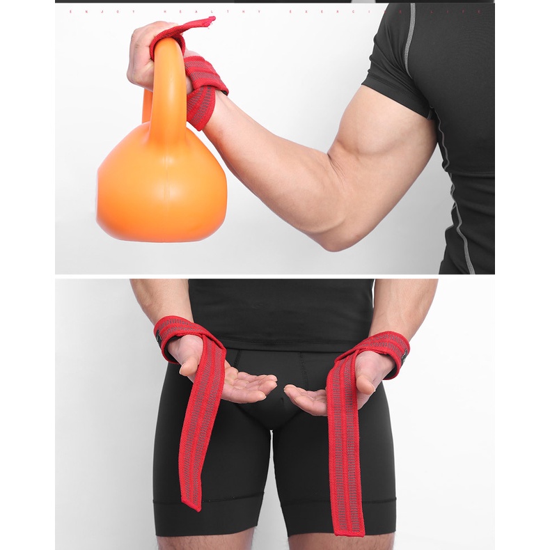 Dây kéo lưng hổ trợ nâng đòn tạ Aolikes 7635 (1 đôi)