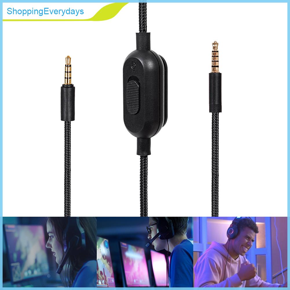 Cáp Chuyển Đổi Âm Thanh Từ Giắc Cắm 3.5mm Sang Đầu Cắm Cho Tai Nghe Logitech G433 G233