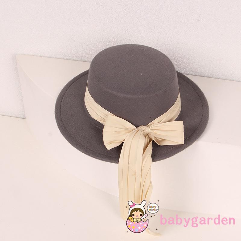 Nón Tai Bèo Đính Nơ Dễ Thương Cho Bé Gái
