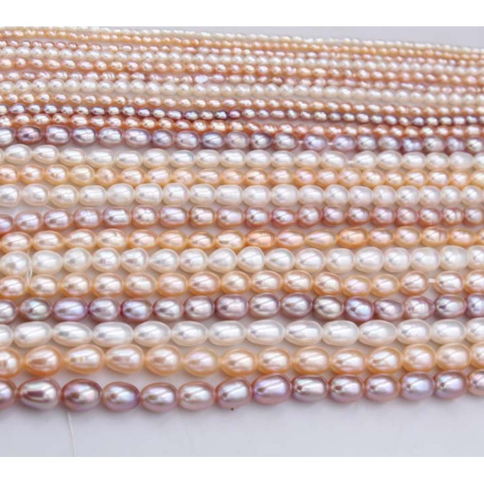 Dây nguyên liệu hạt giọt nước size 7-8mm độ sáng 3A