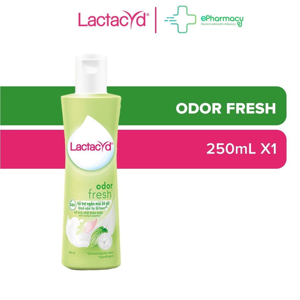 Dung Dịch Vệ Sinh Lactacyd cân bằng độ pH, ngăn mùi 24H 250ml