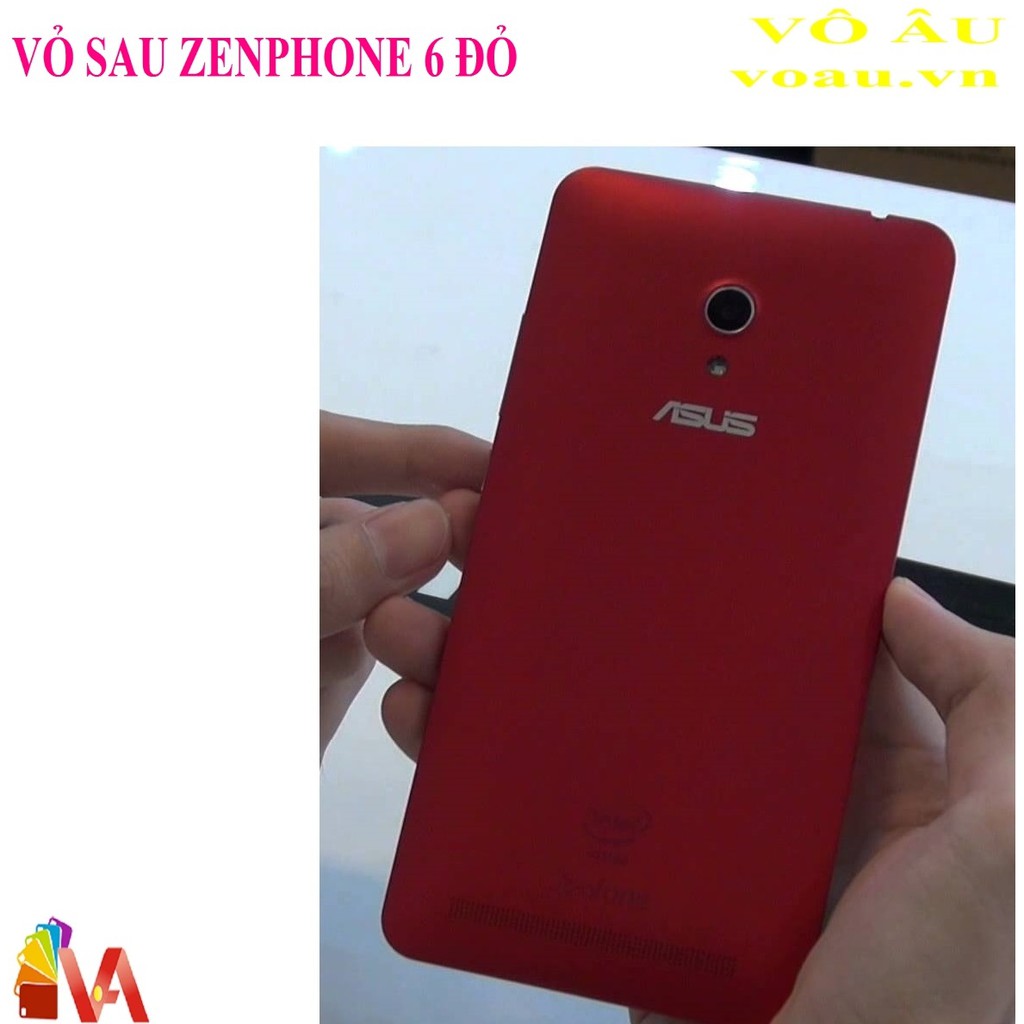 NẮP LƯNG ZENPHONE 6 MÀU ĐỎ