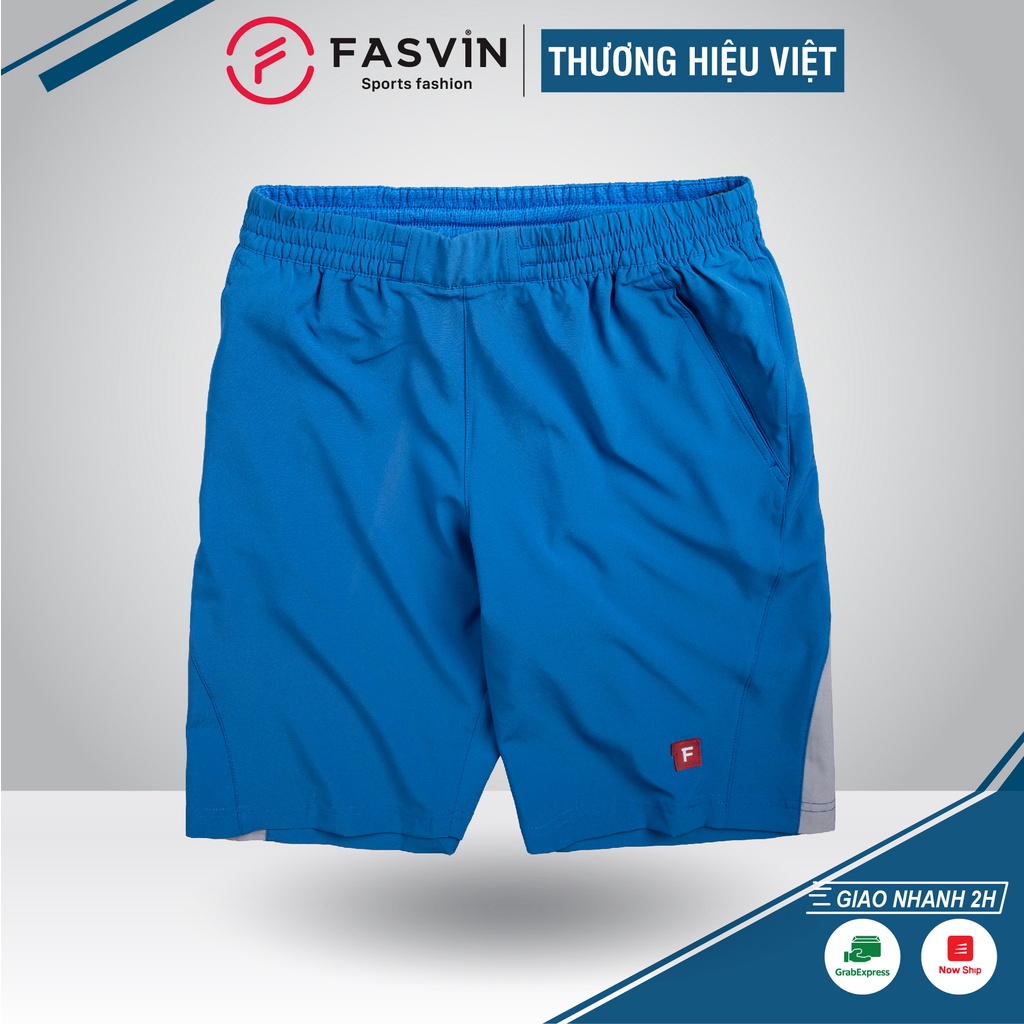 Quần short thể thao nam Fasvin T20815.HN thiết kế mạnh mẽ khoẻ khoắn