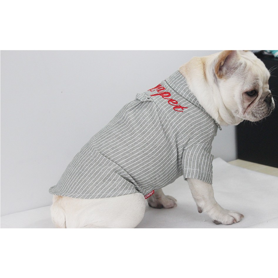 Gyapet Sơ mi kẻ sọc nhỏ cho chó mèo / Thú cưng