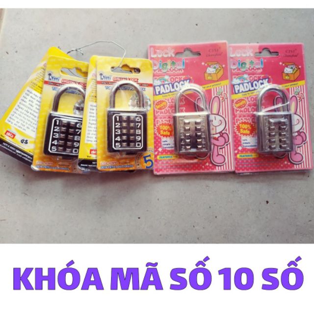 KHÓA SỐ MINI 10 SỐ