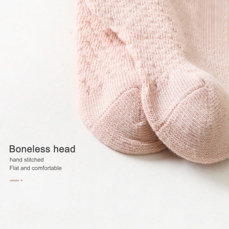 Vớ Mỏng Đính Nơ Chống Trượt Thoáng Khí Thoải Mái Cho Bé Gái