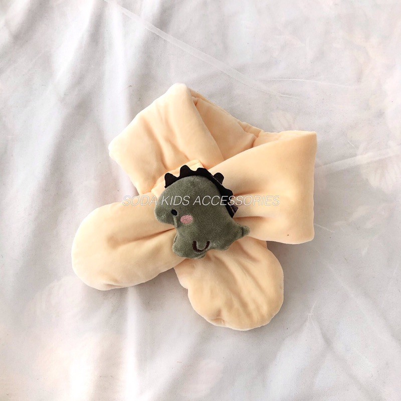 Khăn nhung khủng long dễ thương