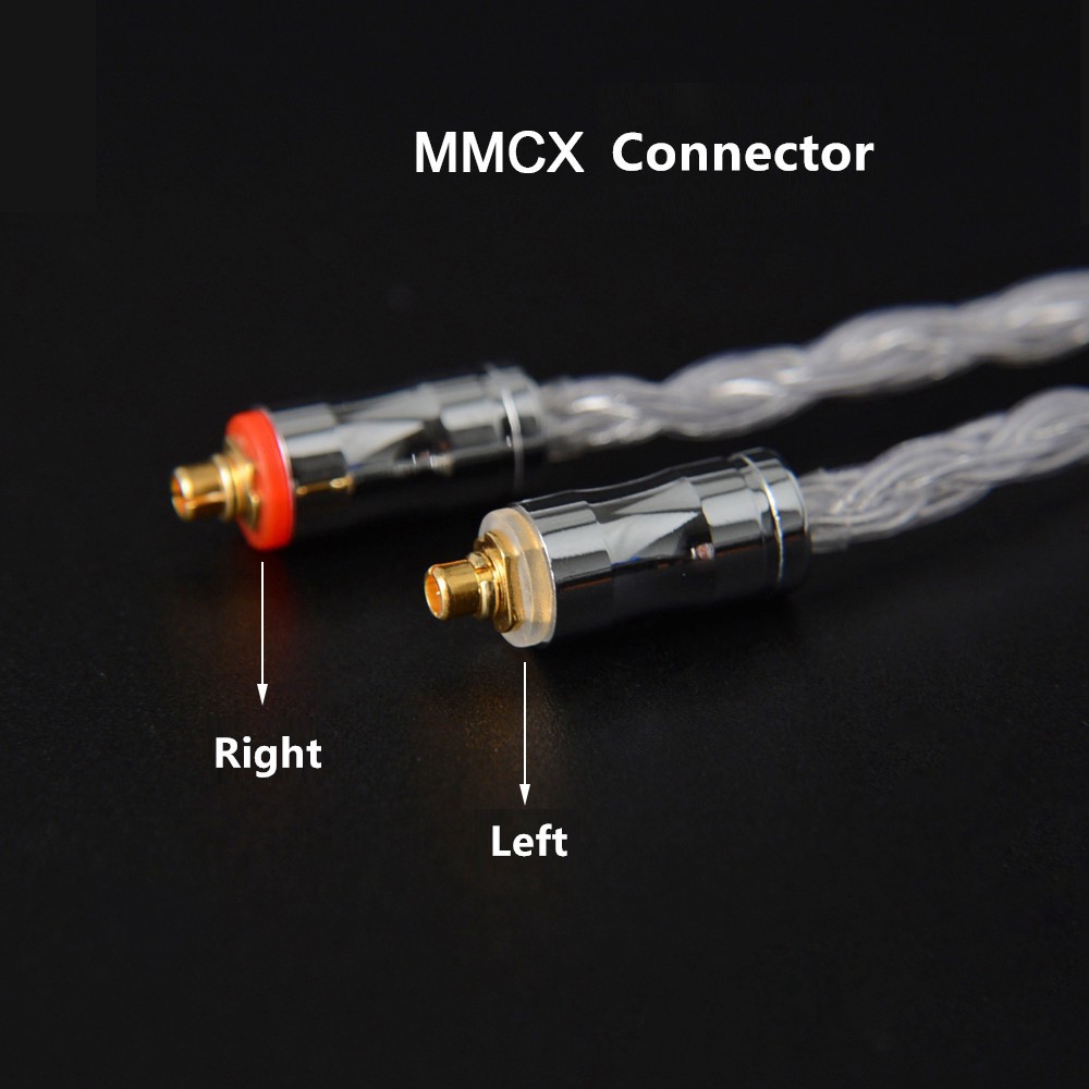 Dây Cáp Tai Nghe Mmcx / 2pin / Qdc / Nx7 16 Lõi Mạ Bạc Cho Kz Zsx Fz Bl-03 Nx7 / Db3 / M6