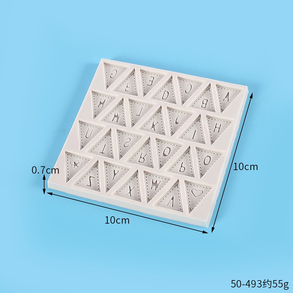 Khuôn Silicone Làm Bánh Tạo Hình Chữ Cái Tiếng Anh Tiện Dụng