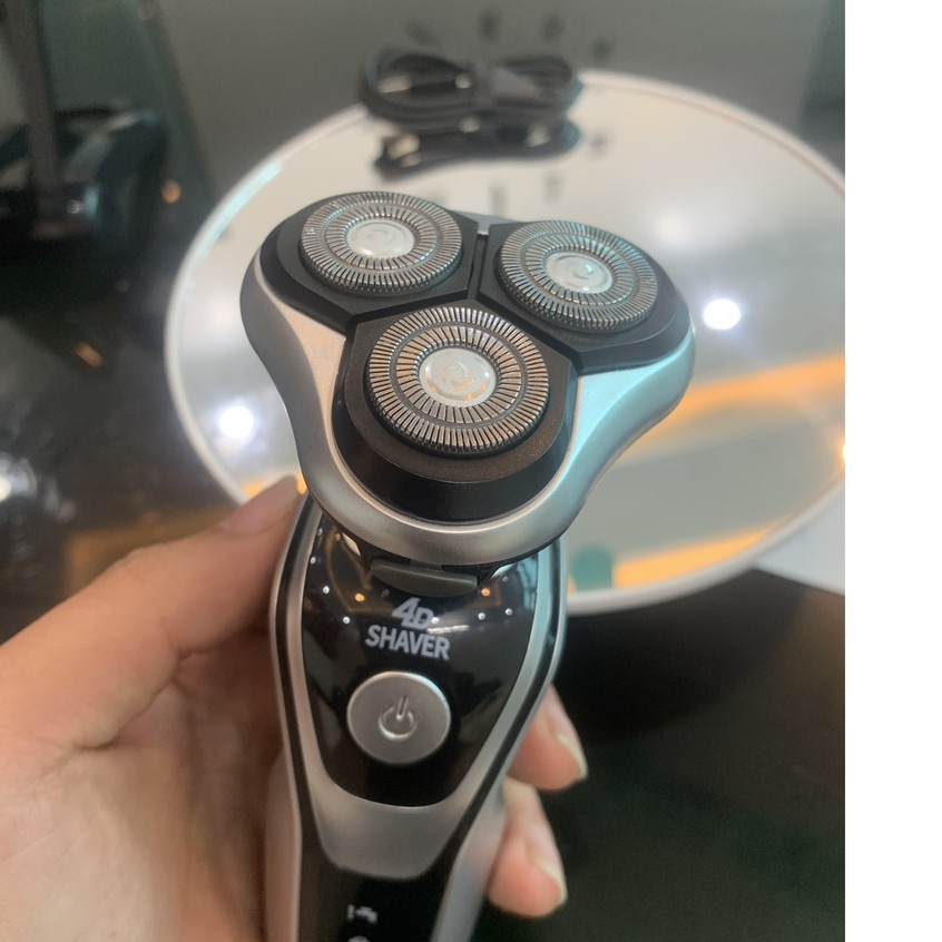 Máy cạo râu đa năng SHAVER SK1588, cắt tóc, tỉa lông mũi, tông đơ, chống nước cực tốt