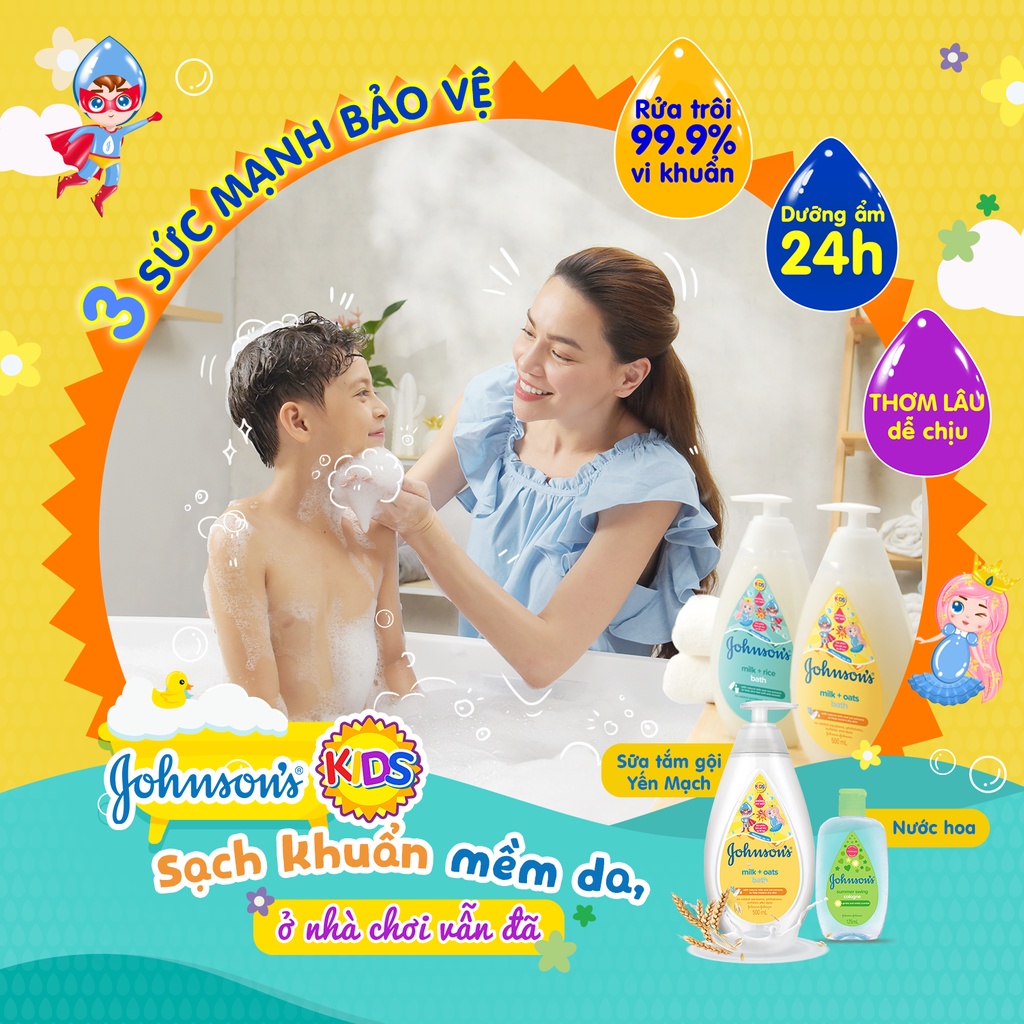 Sữa tắm Johnson's chứa sữa và gạo 1000ml - 100979992