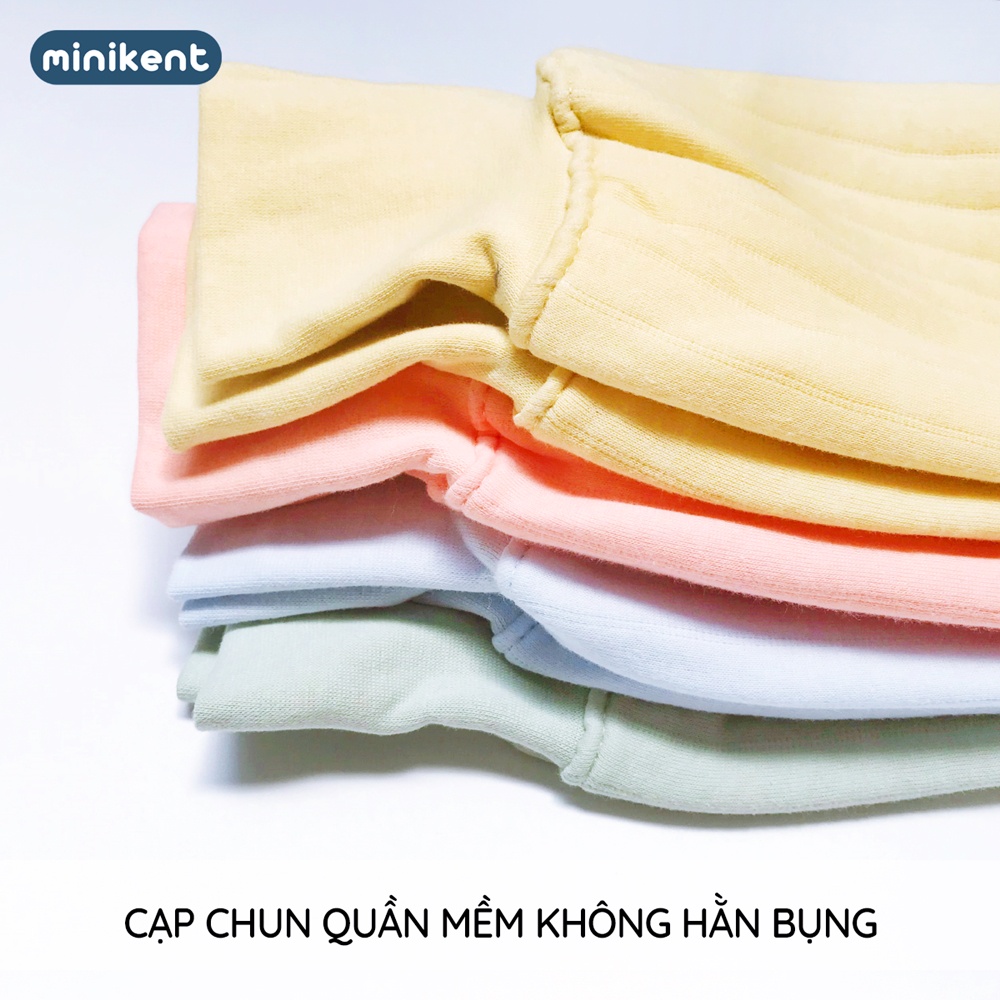 Bộ Chần Bông Ba Lớp Cạp Cao Mềm Mại Ấm Áp Cho Bé 9-16kg