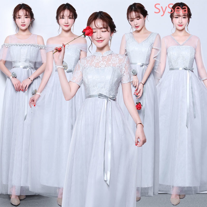 Đầm maxi tay dài in hoa kiểu dáng thanh lịch cho nữ