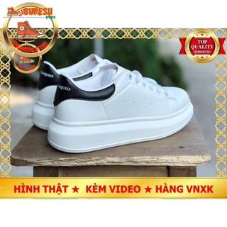 ⚡Bán sỉ⚡ Giày thể thao MC Queen gót da màu đen