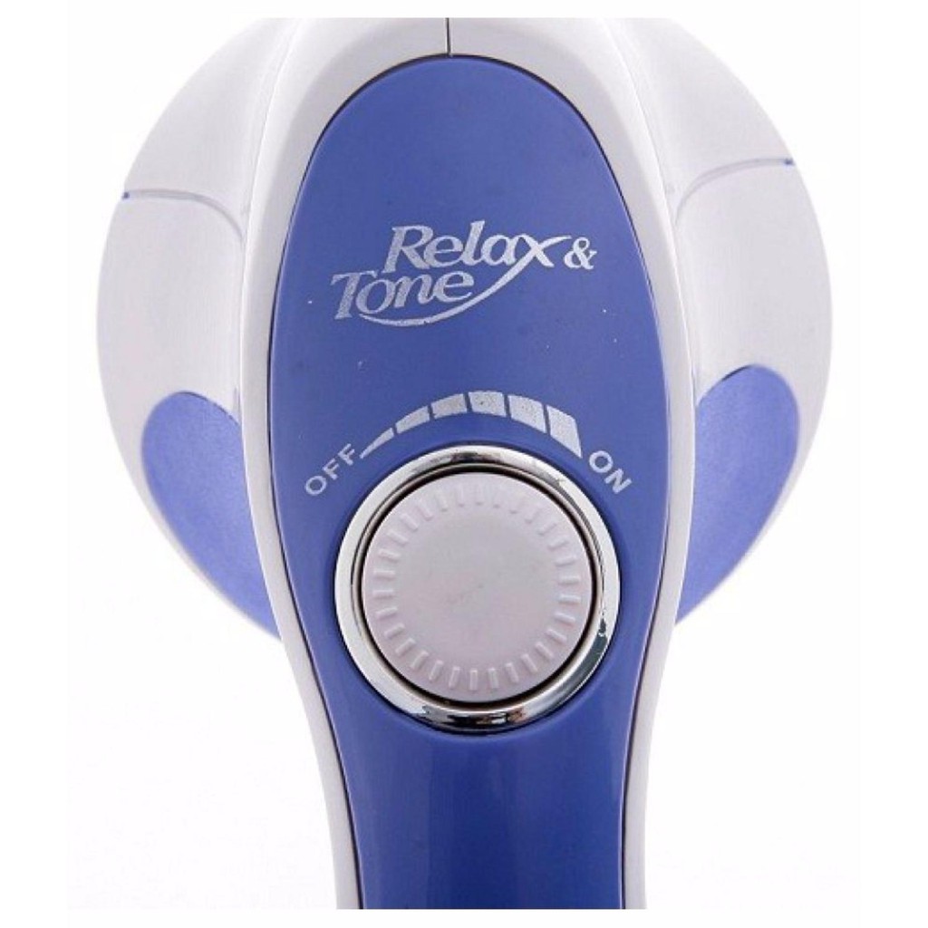 Máy massage cầm tay Relax & Spin Tone (3 đầu massage) + Tặng 1 đai giảm mỡ bụng HOT SHAPERS