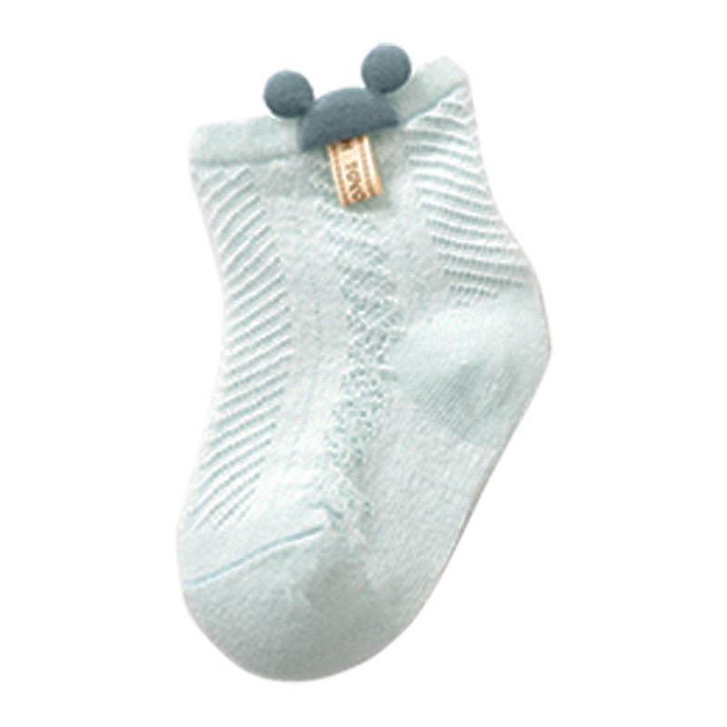 Tất/Vớ đi mua hè cho trẻ sơ sinh đến 5 tuổi- Chất liệu 95% cotton cao cấp thoáng khí, thấm hút mồ hôi cực nhanh