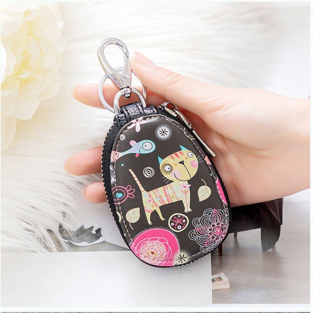UUMIR Ví Mini Đựng Chìa Khóa Xe Hơi Kiểu Dáng Dễ Thương Cho Nữ Giá Đỡ