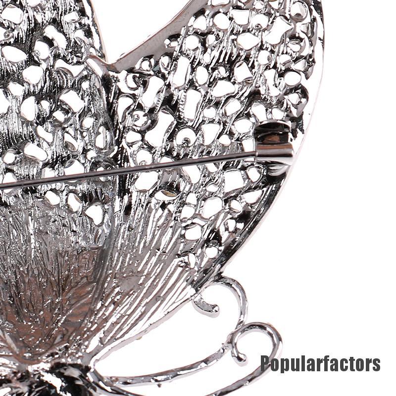 Ghim Cài Áo Hình Bướm Đính Ngọc Trai Nhân Tạo Thời Trang