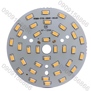 Led vỉ tròn 18w chạy qua chấn lưu