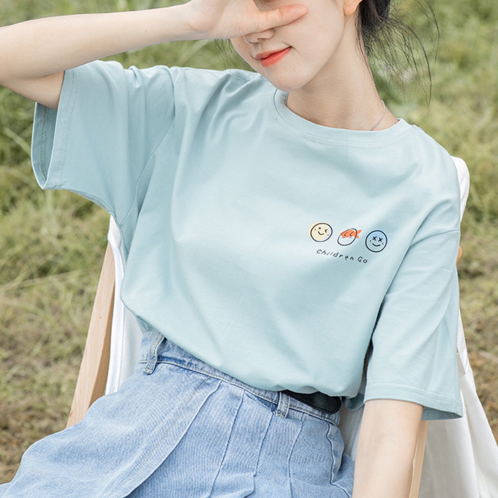 Áo Thun Nữ Children Go KENA Form Áo Đơn Giản Vải Cotton Mềm Mát - KAT-109 | BigBuy360 - bigbuy360.vn