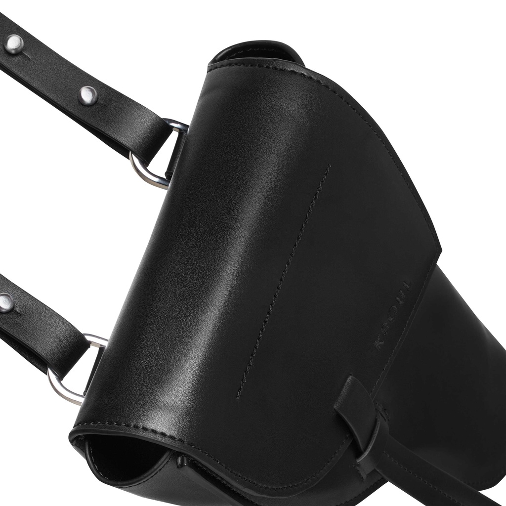 KSOUL Túi Đeo Chéo Gun Cross Bag Màu Đen Da PU
