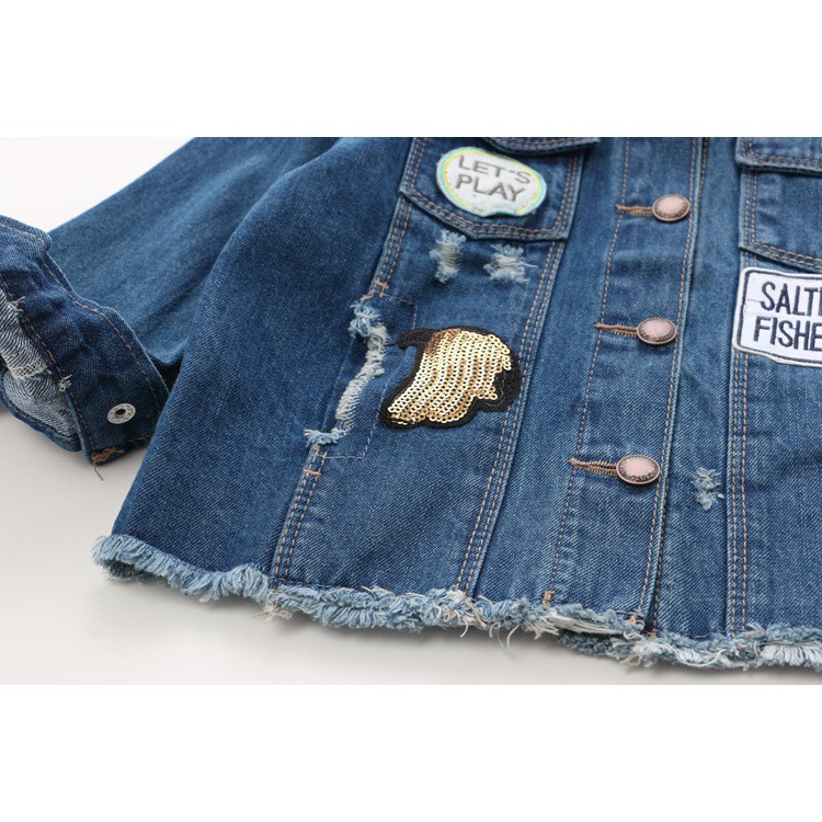 Áo khoác denim BABE KERR hàng xuất Âu